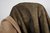Ziegenleder Velours "Dirty Bill" schwarz-beige Antik 0,8-1,0 mm Ziegenvelours Used-Look-Leder #ts01