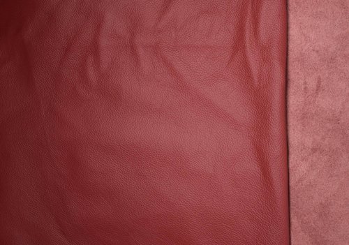 Nappaleder Möbelleder Rindsleder rot 1,0-1,2 mm Lederstück Leder #1599