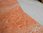 Taschenleder "Maja" Lackleder soft in Schlangenleder-Optik mandarine (orange) 1,0-1,2 mm #2800