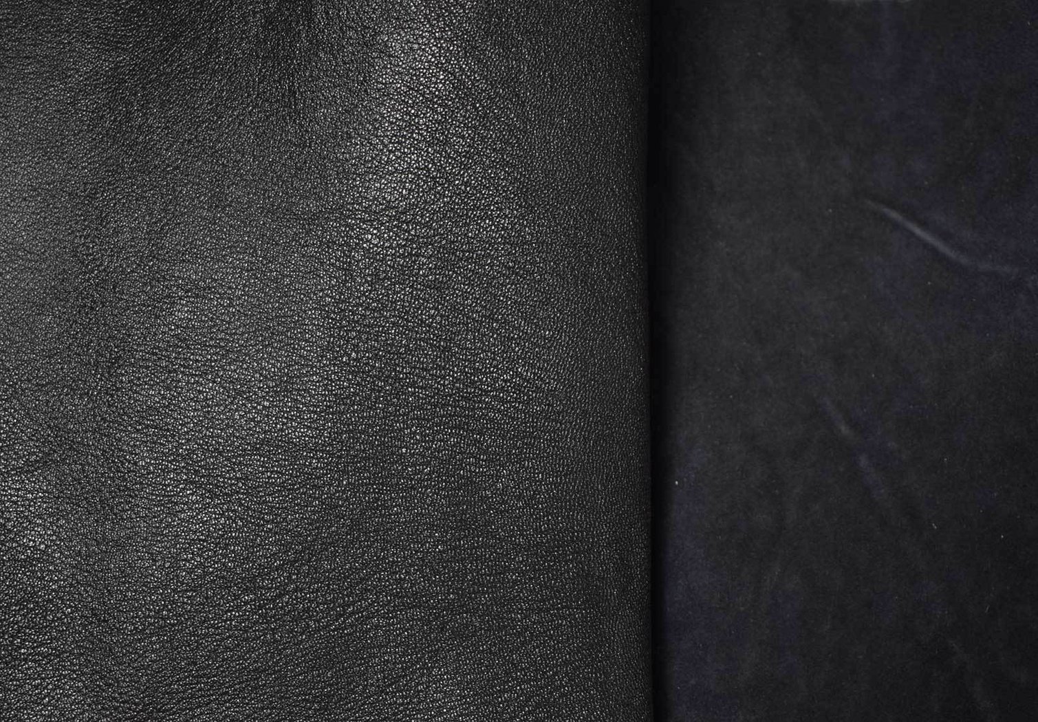 Bastelleder Rindsleder Lederreste Lederstück Nappa schwarz 1,4-1,6 mm 