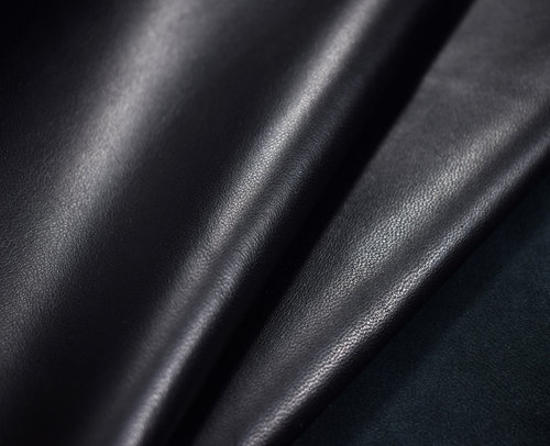 Lammleder "Merlin" Nappa extra-dünn super-soft schwarz 0,4-0,5 mm #5500