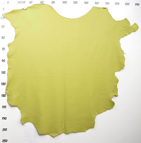 Ital. Rindsleder Nappa "Marieta" gift-grün 1,0-1,2 mm ganze Häute Möbelleder Taschenleder #wb04