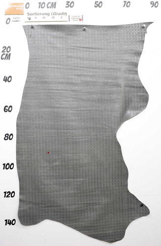 Taschenleder Kalbsleder "Tartan" muschio-grün 1,2-1,4 mm Einzelstück #29023