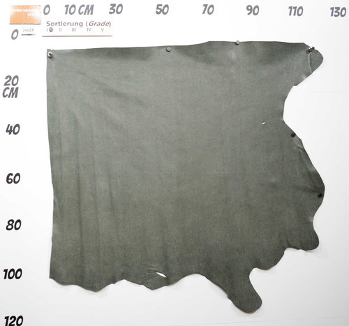 Taschenleder Kalbsleder "Foca" muschio-grün 1,2-1,4 mm Einzelstück #29028