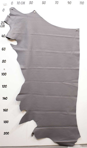 Taschenleder Kalbsleder "Iseo Nappa Classic" asphalt-grau 1,2-1,4 mm Einzelstück #29156