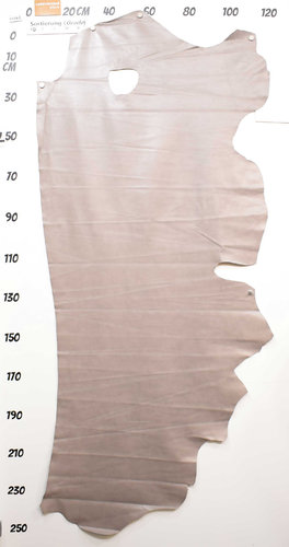 Taschenleder Kalbsleder "Ossira Nappa Classic" pietra-grau 1,2-1,4 mm Einzelstück #29162