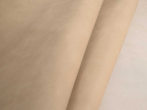 Ital. Taschenleder "Oasi" Brush-Off Kalbsleder Visone (beige) 1,0-1,2 mm #tx62