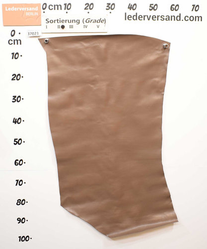 Taschenleder Kalbsleder Glattleder dunkel-braun 1,0-1,2 mm Einzelstück #37023