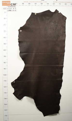 Yakleder naturell dunkel-braun 1,4-1,8 mm Einzelstück #65003