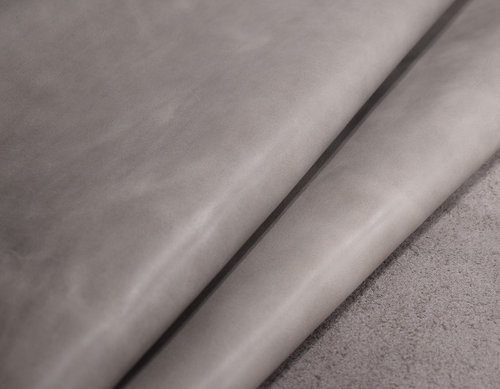 Ital. Taschenleder soft Oasi Brush-Off Kalbsleder grau 0,9-1,1 mm #tx91
