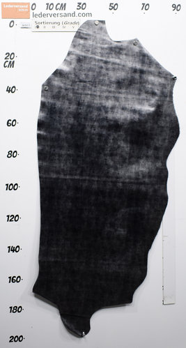 Taschenleder Kalbsleder Laminato Graffiato anthrazit 0,9-1,1 mm Einzelstück #jk063