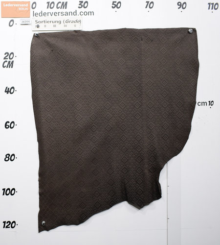 Taschenleder Kalbsleder Treccia Mexiko mocca 1,0-1,2 mm Einzelstück #jk096