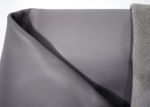Ital. Taschenleder Nappa Classic Kalbsleder grau 1,2-1,4 mm #1109