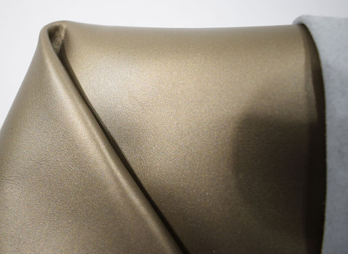 Ital. Taschenleder Eclisse Kalbsleder nickel-metallic 1,0-1,2 mm #tx94