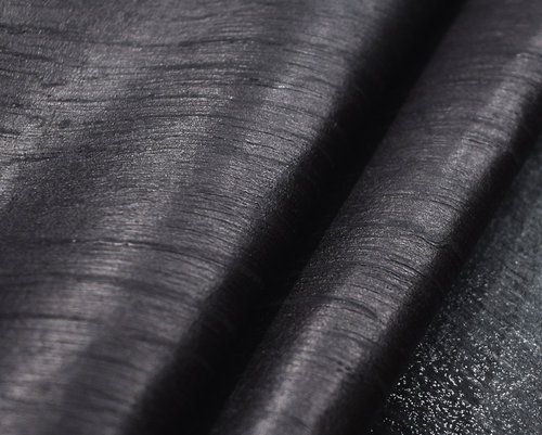 Ital. Taschenleder "Badalona" Holzstruktur schwarz 0,6-0,8 mm *Sonderposten* #tn03