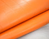 Taschenleder Gürtelleder Kroko-Optik "Giulia" orange 1,4-1,8 mm #tw20