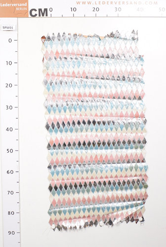 Taschenleder Schlangenleder Patchwork-Bogen bunt 0,5-0,7 mm Einzelstück #spw01