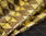Taschenleder Schlangenleder Patchwork-Bogen gold 0,5-0,7 mm Einzelstück #spw04