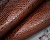 Taschenleder Gürtelleder Kroko-Optik "Jeromé" wein-rot 1,4-1,8 mm #tw99