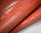 Taschenleder Gürtelleder Kroko-Optik "Doreen" orange-braun 1,4-1,8 mm #tw71