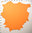 Ital. Rindsleder "Marseille" orange 1,0-1,2 *Sonderposten* Möbelleder Taschenleder #w026s