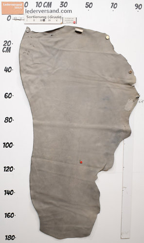 Elchleder Elchnappa natur-grau 2,2-2,6 mm Einzelstück #65417