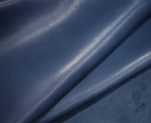 Ital. Taschenleder "Originals Classic" glattes Kalbsleder jeans-blau 1,4-1,6 mm #tk61
