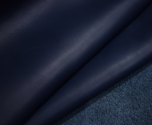 Ital. Taschenleder "Iseo" glattes Kalbsleder royal-blau 1,3-1,5 mm #tk85