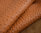 Rindsleder Taschenleder Straußen-Optik robust caramell braun 3,0-3,5 mm Einzelstück #32112