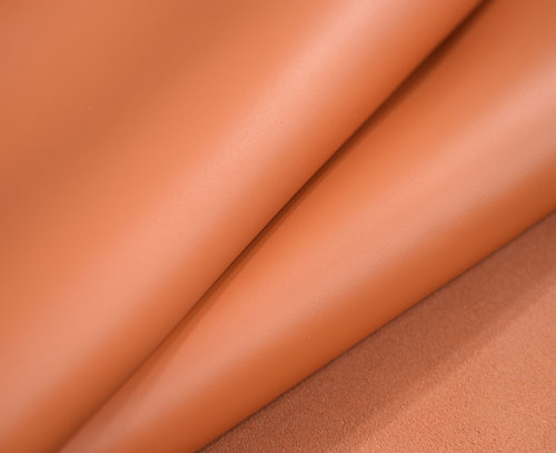 Taschenleder Kalbsleder lachsfarben 2,0-2,5 mm stabil-robustes Leder #rc96