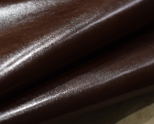 Taschenleder Ziegenleder cacao-braun 0,8-1,0 mm Leder #wg12