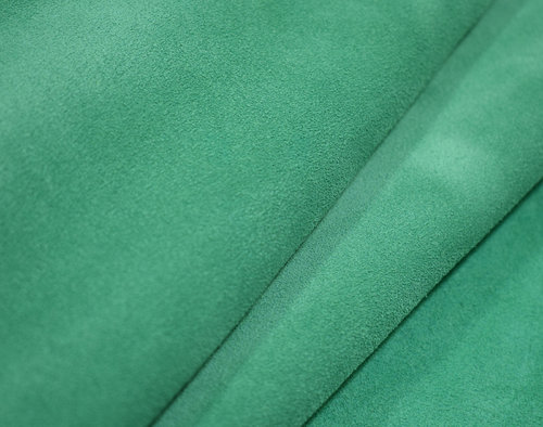 Ital. Kalbsleder Pisa Spaltvelour soft smeralda (grün) 1,2-1,4 mm #cv17