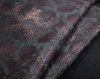 Taschenleder Schlangen-Optik "Moca" mixed colours lila-grau metallic 1,0-1,2 mm #tf01