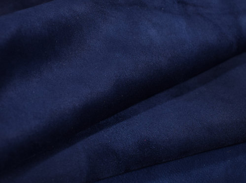 Dünnes Ziegenvelour Ziegenleder soft nacht-blau 0,4-0,6 mm #kp53