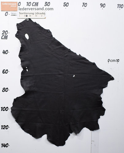 Elchleder Elchnappa anthrazit 1,0-1,2 mm Einzelstück #29263