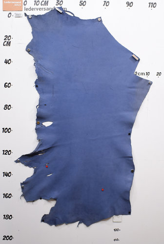Elchleder Elchnappa naturell soft blue (blau) 2,4-2,8 mm Einzelstück #29803