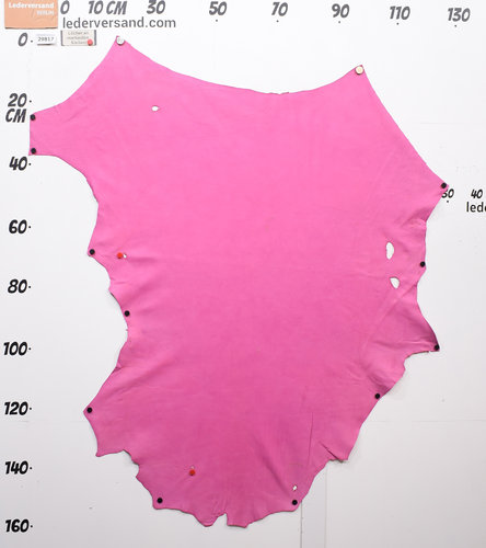 Elchleder Elchnappa super-soft naturell pink-rosa 0,8-1,0 mm Einzelstück #29817