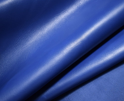 Taschenleder Kalbsleder Nappa Classic naturell blau 1,0-1,2 mm #4826