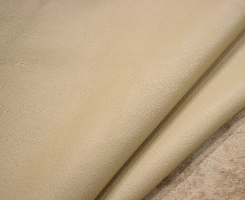 Lammleder Nappa glatt soft hell-beige 0,6-0,8 mm #kp69