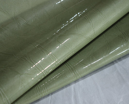 Lammleder Lackleder "Bardot" aromic-grün 0,5-0,6 mm Taschenleder #gk37