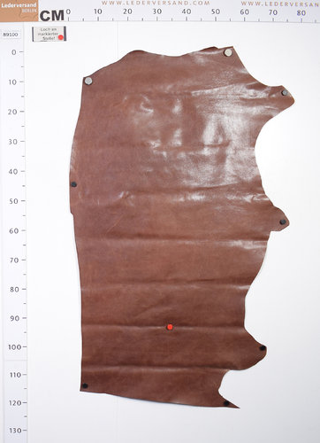 Rindsleder Taschenleder Buffo nougat 1,0-1,2 mm Einzelstück #89100