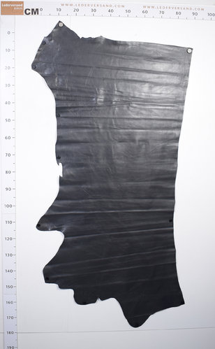 Rindsleder Taschenleder Portugal graphit 1,0-1,2 mm Einzelstück #89110