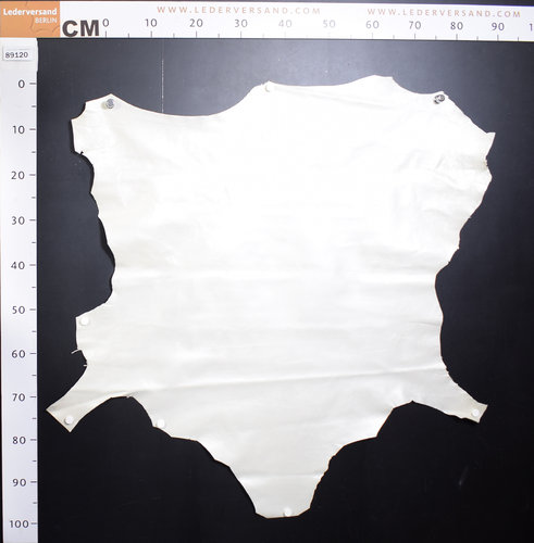 Rindsleder Taschenleder Perlmutt Nappa porzellan 1,0-1,2 mm Einzelstück #89120