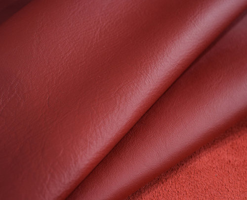 Taschenleder Kalbsleder Classic Nappa "Atlantic" naturell rosso (rot) 1,4-1,6 mm #jm12